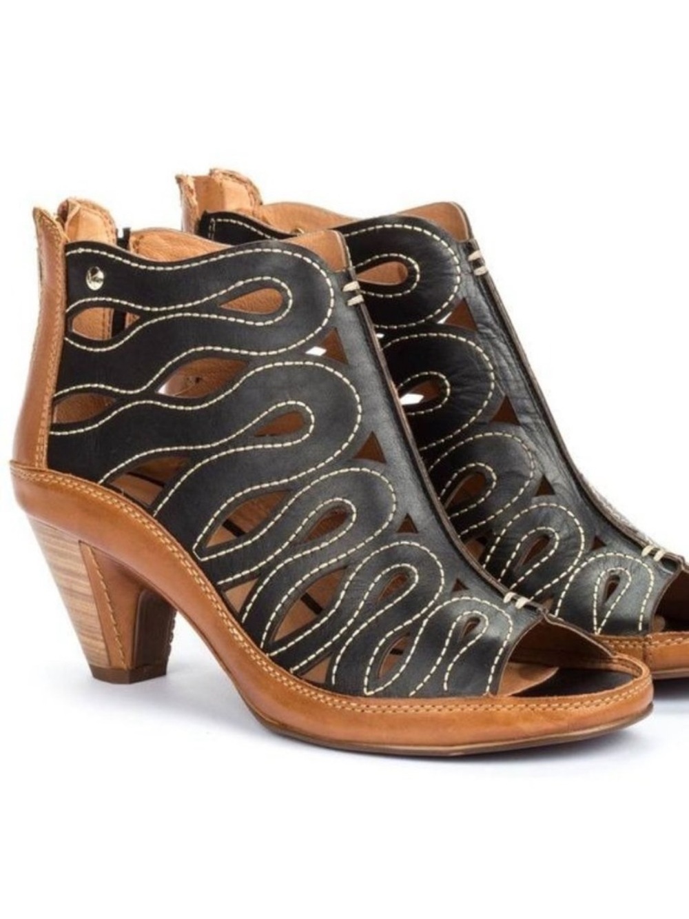 Pikolinos Women's Java Open Peep Toe Slingback Sandals